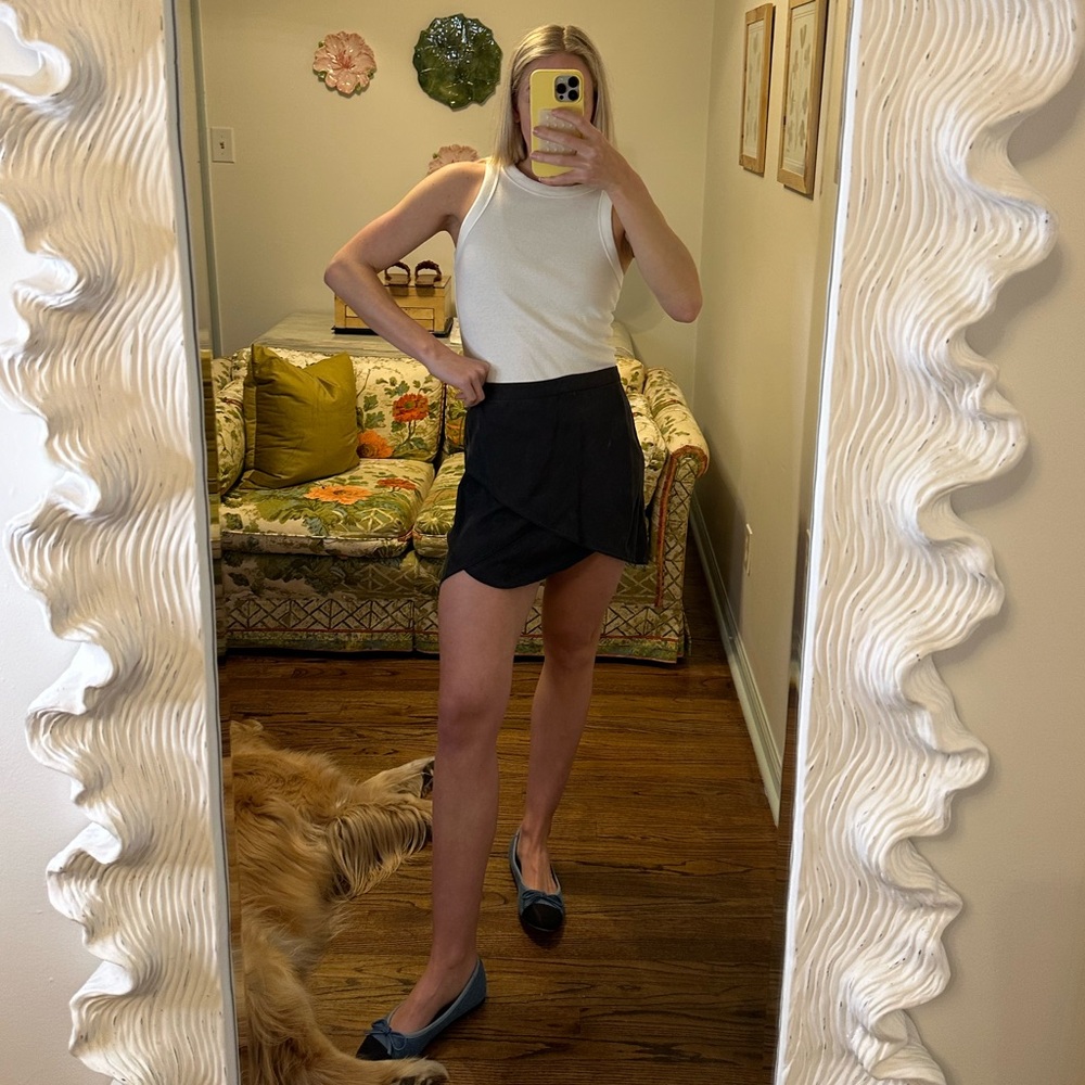 G x F Grey Mini Skirt